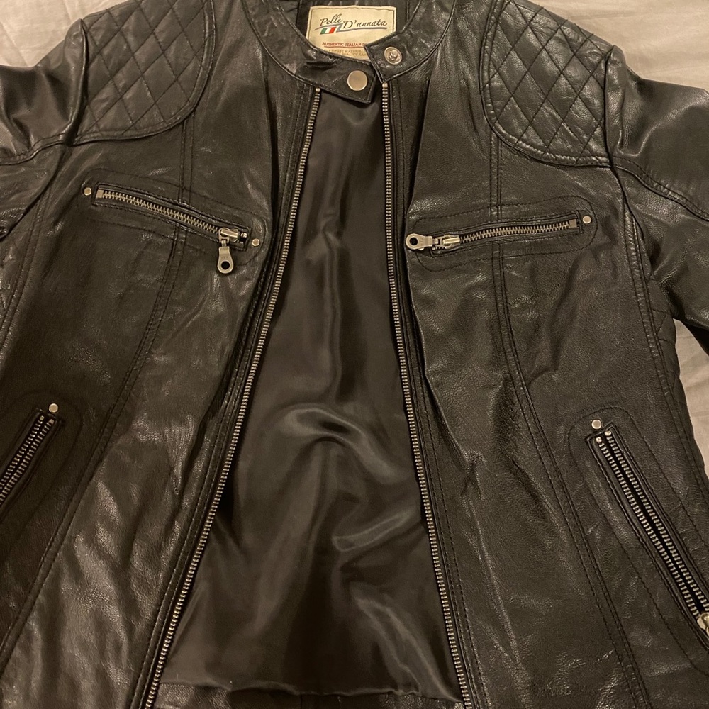 Leather jacket